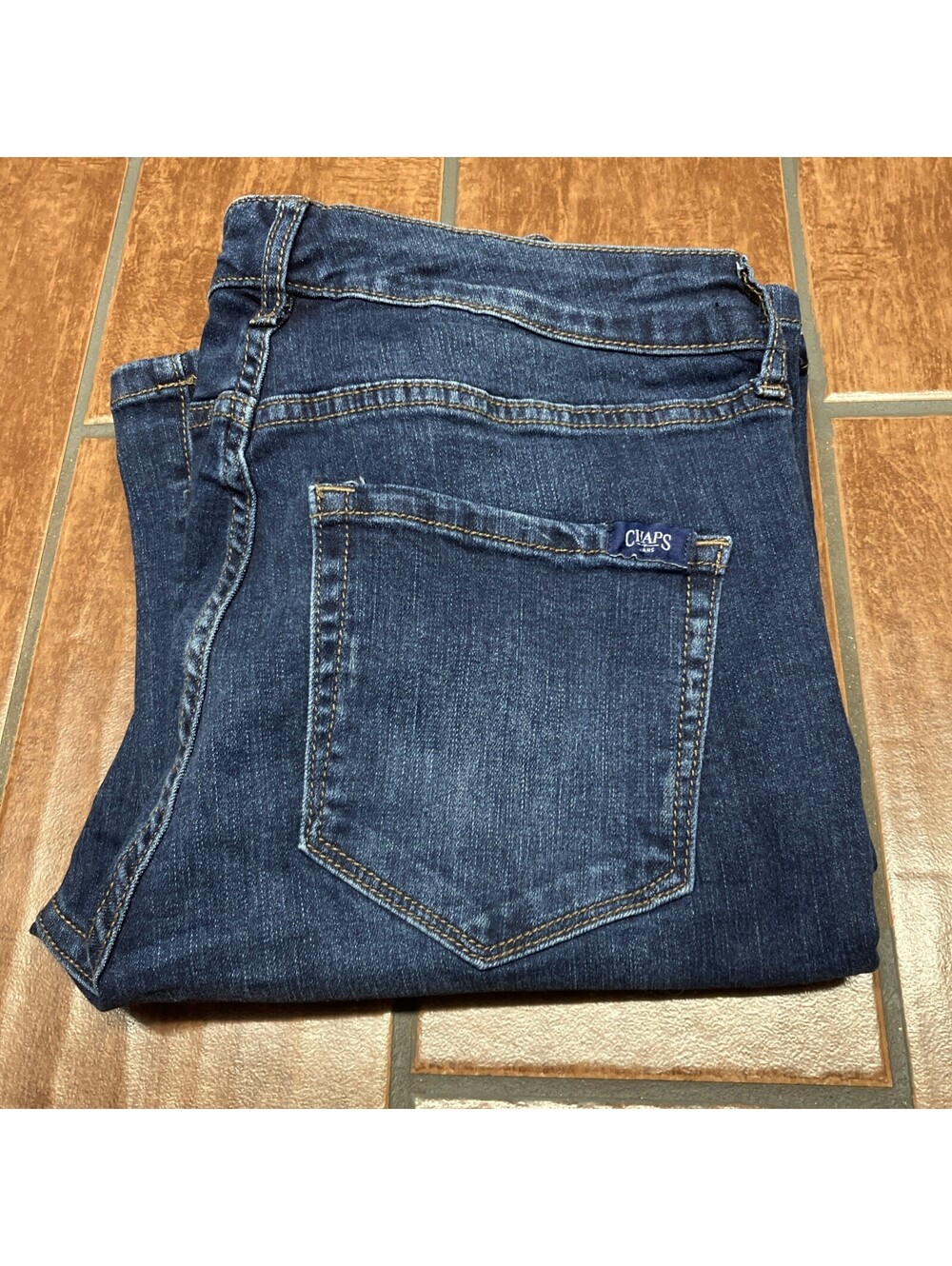Chaps Women’s Denim Jeans Size 8 Dark Wash Flare High Rise